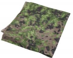 Foxa PES Net 260 Camo Mesh Fabric, M05 Woodland, by the meter. 